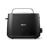 Philips Daily Collection Tostadora, 2 Ranuras, 8 Opciones Ajustes, Rejilla Calientabollos y...