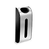 simplehuman KT1166 dispensador de bolsas de pared, acero inoxidable cepillado