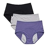 YOYI FASHION ES Las Mujeres Mallas Transpirables per¨ªodo estancos Bragas 3 Pack Tama?o 42,...