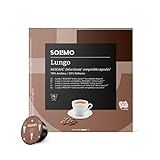 Marca Amazon - Solimo Cápsulas de café Lungo compatibles con NESCAFÉ DOLCE GUSTO, 96...
