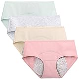 Nightaste Bragas del Período Menstrual Algodón Niña Chicas Adolescentes Culottes Mujer...