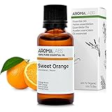 BIO - Aceite Esencial NARANJA DULCE - 30mL - 100% Puro, Natural, Quimiotipado y Certificado AB...