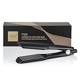 ghd max - plancha de pelo profesional con placas anchas para cabello largo, grueso o rizado,...