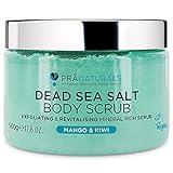 PraNaturals Exfoliante Corporal de Sal del Mar Muerto 500g Body Scrub de Sales para Nutrir la...