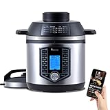 MasterPro FryCook | Freidora Sin Aceite | AirFryer y Olla a Presión de 1500W y 6L | Olla de...