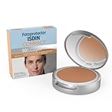 Fotoprotector ISDIN Compact SPF 50+ Arena - Protector solar facial, Cobertura natural de larga...