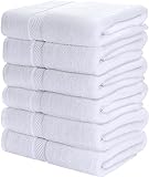 Utopia Towels Paquete de 6 Juego de Toallas de baño, 100% algodón Hilado en Anillo (60 x 120...