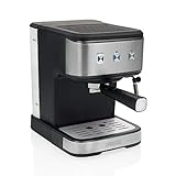 Princess 249413 Máquina de café para Espresso, Compatible con cápsulas Nespresso y café...