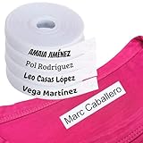 100 Etiquetas para Ropa Personalizadas con Nombre - Marcador Termoadhesivo Infantil para vuelta...