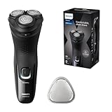 Philips Serie X3000 Afeitadora Eléctrica Hombre, Máquina de Afeitar Barba con Cortapatillas,...