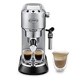 De'Longhi Dedica - Cafetera de Bomba de Acero Inoxidable para Café Molido o Monodosis,...