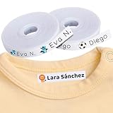 SticTag® 100 Etiquetas para Ropa Personalizadas con Nombre - Marcador termoadhesivo infantil...