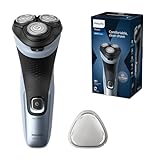 Philips Serie X3000 Afeitadora Eléctrica Hombre, Máquina de Afeitar Barba con Cortapatillas,...