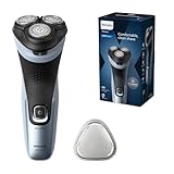 Philips Serie X3000 Afeitadora Eléctrica Hombre, Máquina de Afeitar Barba con Cortapatillas,...