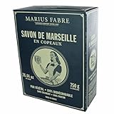 Marius Fabre copos de jabón Savon de Marseille Nature (para máquinas y mano), 750 g
