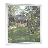 MYCARBON 2 Pcs Mosquitera para Ventana Autoadhesiva 150x180cm Blanca Anti Insectos Cortable con...