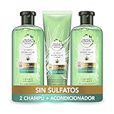 Herbal Essences x2 Champú Sin Sulfatos Ni Siliconas Y Acondicionador Pelo - Ingredientes...