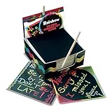Melissa & Doug- Box of Rainbow Caja Notas arcoíris para rascar Mini Tarjetas para Dibujar,...