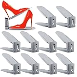 FAMKEEP Set de 10pcs Organizador Zapatos,Desmontable Soporte de Calzado,Soporte de Calzado de...