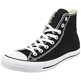 Converse All Star Hi Canvas Zapatillas Negras-UK 4.5