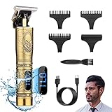 Cortapelos para hombres, kit de recortadora de cabello profesional, Cortapelos Hombre con...