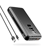 Batería Externa 30000mAh, VEEKTOMX Power Bank Grande Capacité USB C Powerbank Carga Rapida...