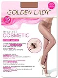 Goldenlady Mysecret 15 Cosmetic Medias, 15 DEN, Dorado (Bronzer K30a), X-Large (Talla del...