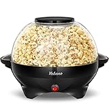 Yabano Máquina de Palomitas, 800W, Superficie de Calentamiento Extraíble, Antiadherente, 5...