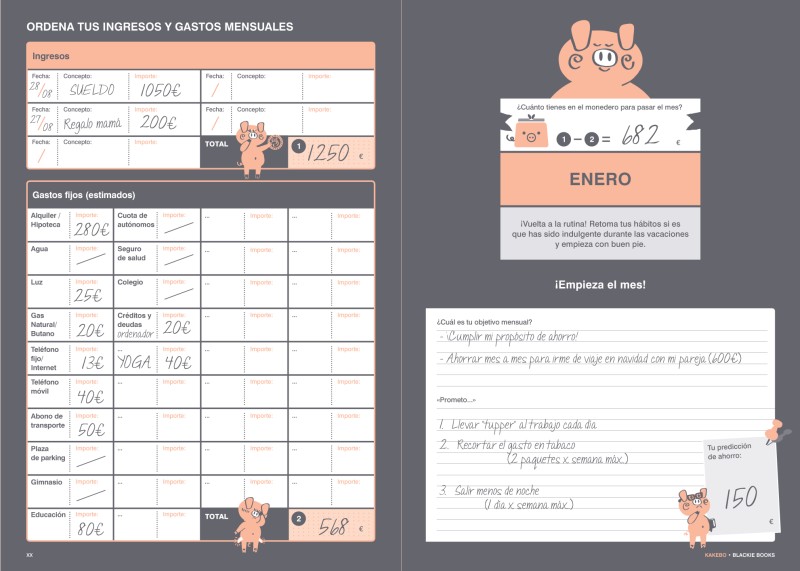 kakebo 2024: El cuaderno de cuentas para gestionar tus gastos y aprender a  ahorrar de manera fácil y divertida (Spanish Edition)