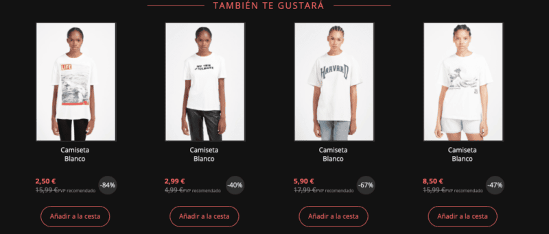 Descuentos del 80% en Pull & Bear